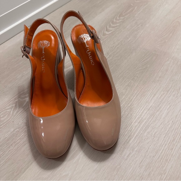 Chic Beige Slingback Heels - Picture 2 of 11